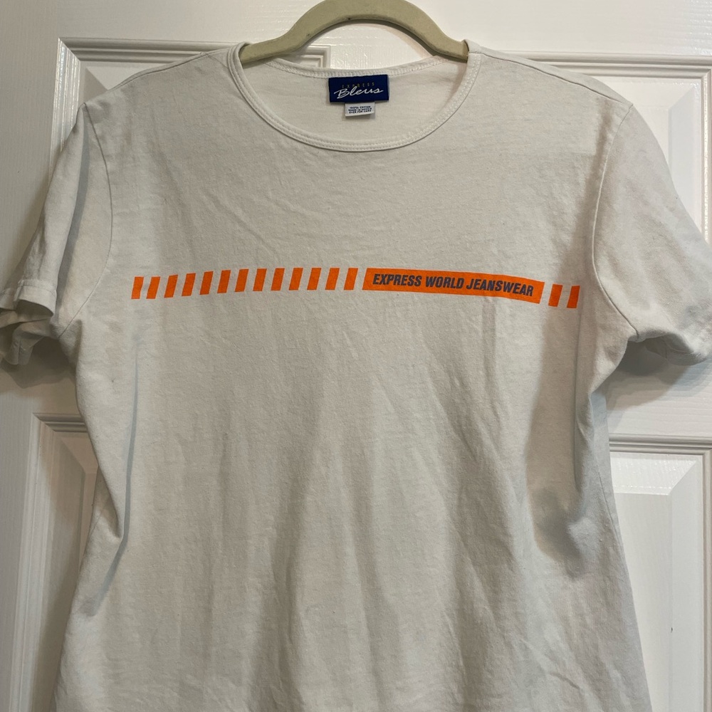 Vintage Express White Tee